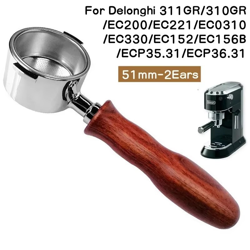 Delonghi Espresso Magnifica - Porte-filtre sans fond pour machine à