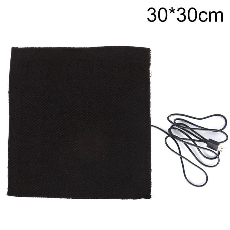 Crepe Pan Carbon - Grand coussin chauffant USB en fibre