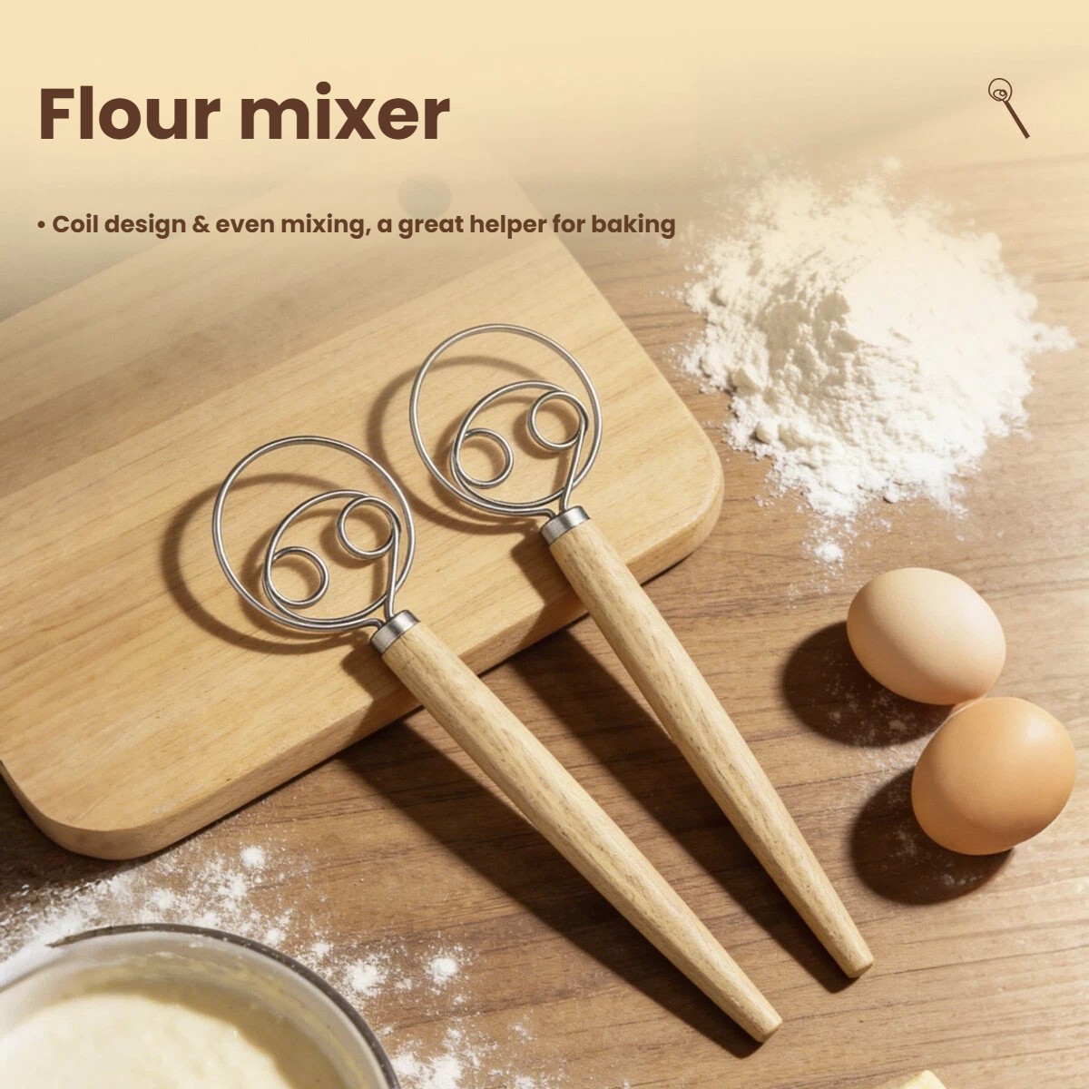 Fouet à pâte grand format avec - Danish Pancake Pan avis et prix