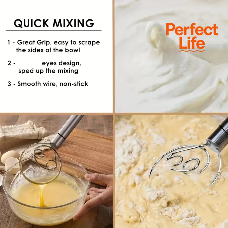 Mélangeur de pâte en acier ino - Danish Pancake Pan avis et prix
